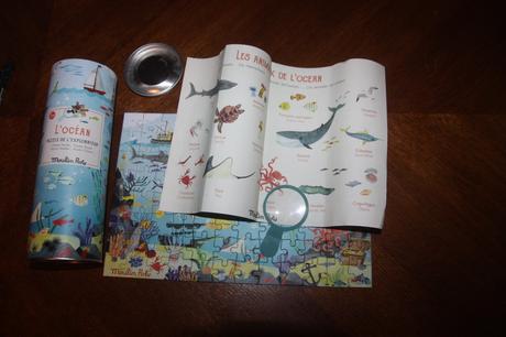 Puzzle ocean 96 s lupou,