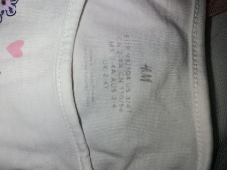 Šaty jednorožec h&m 98/104, h&m,98