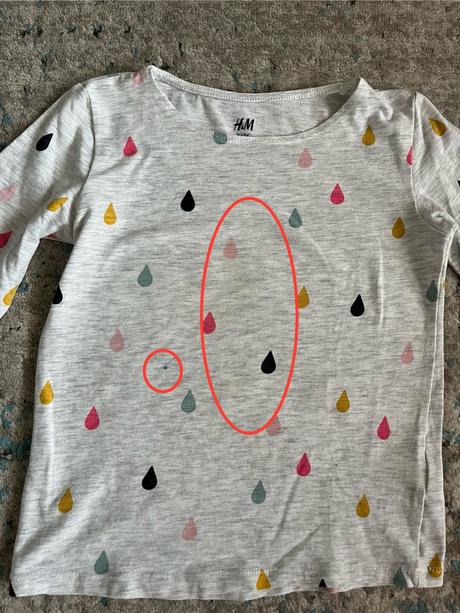 Tričká s dlhým rukávom 110/116, h&m,110