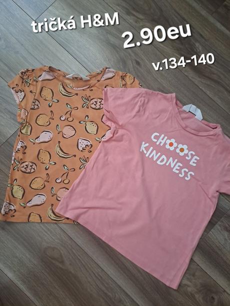 Tričká h&m, h&m,134