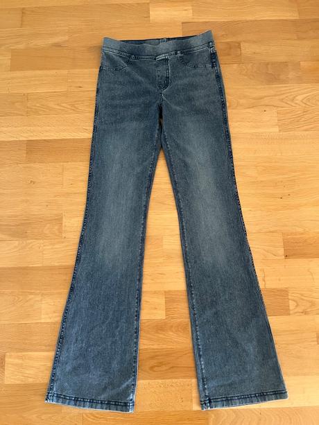 Elastické riflové nohavice, h&m,158