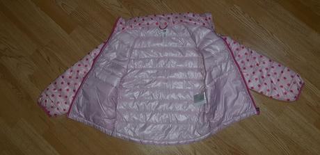 Prechodná bodkovaná bunda, h&m,128