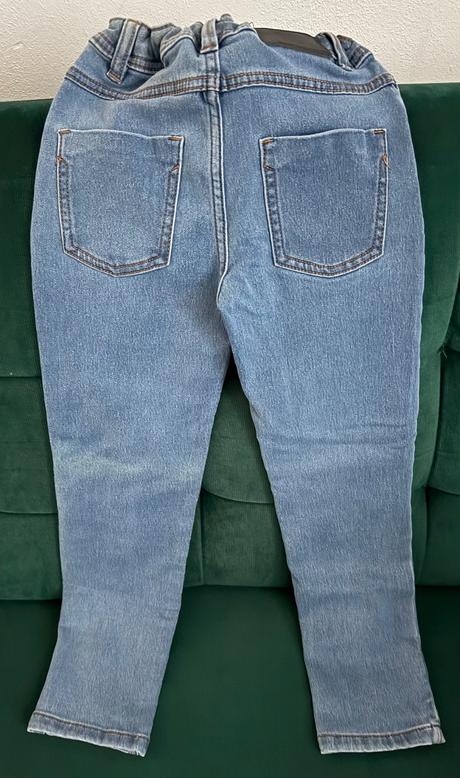 Modré detské rifle, sinsay,128