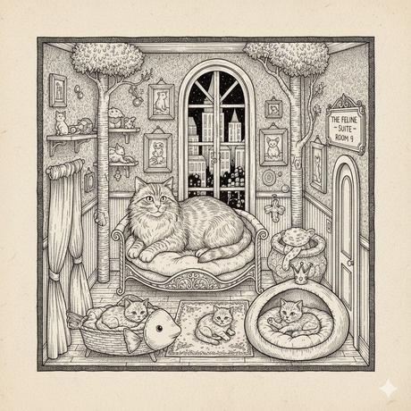 Mačací boutique domov apartmán,