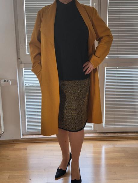 Mix plášť a sukňa a pulóvrik xl (44/46), xl