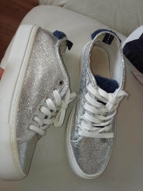 Zara strieborné tenisky, zara,37