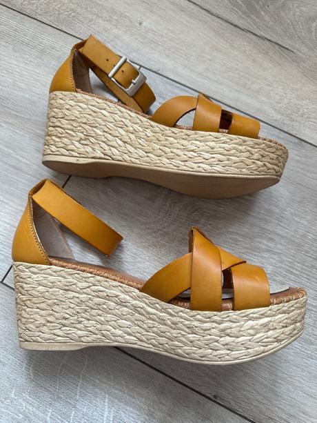 Dámske kožené sandále marila, veľ.37, 37