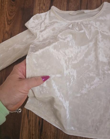 Zamatové tricko g&m, h&m,110