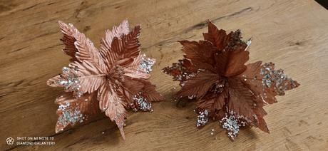 Vianočná ruža veľká - 20 x25 cm, 