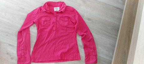 Cyklamenove tricko, h&m,146