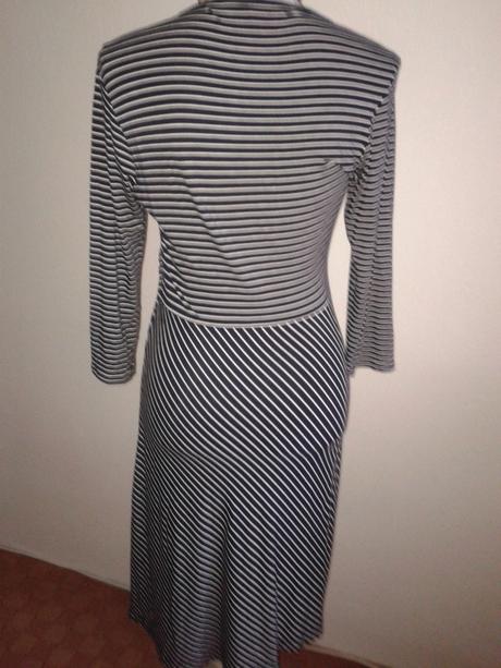 Modro biele elastické šaty tom tailor veľ. s, tom tailor,s