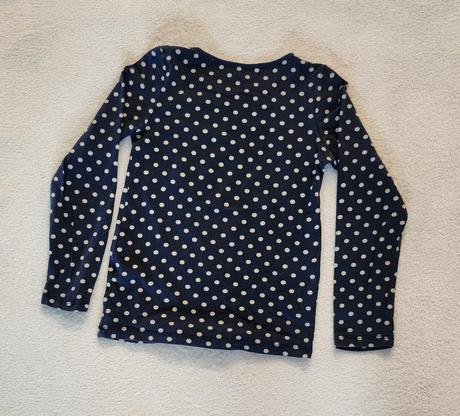 Bodkované tričko s dlhým rukávom, h&m,110