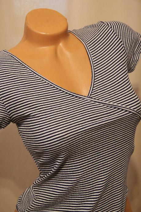 Pásikavý body top, m, m