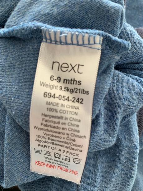 Next pyzamkove overaly 6-9 mes. 2 ks, next,74