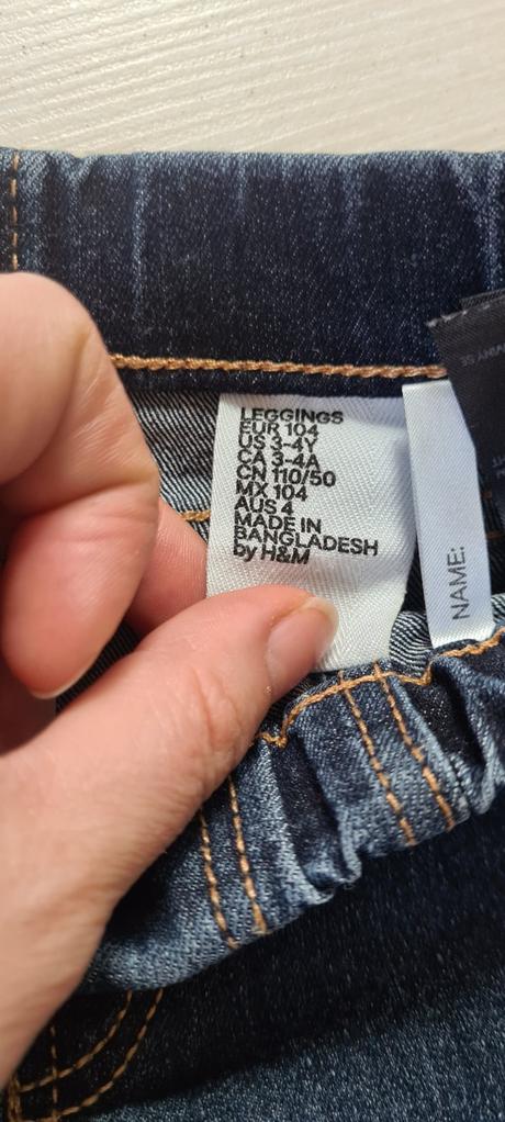 Riflove leginky, h&m,104