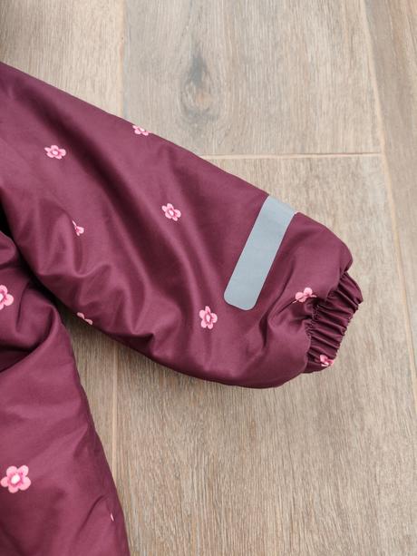 Hrubá zimná kombinéza h&m burgundi, h&m,92