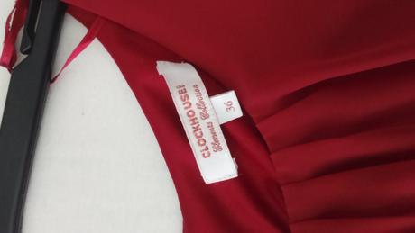 Červená blúzka, c&a,s