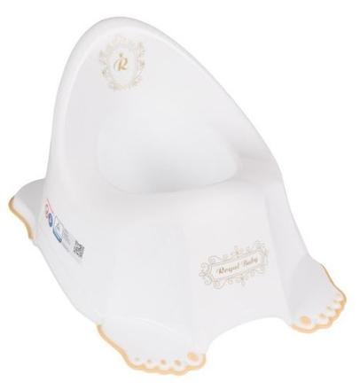 Tega baby detský nočník protišmykový royal biely,