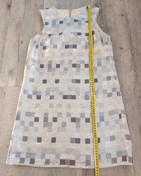 Lesklé spoločenské šaty, h&m,s