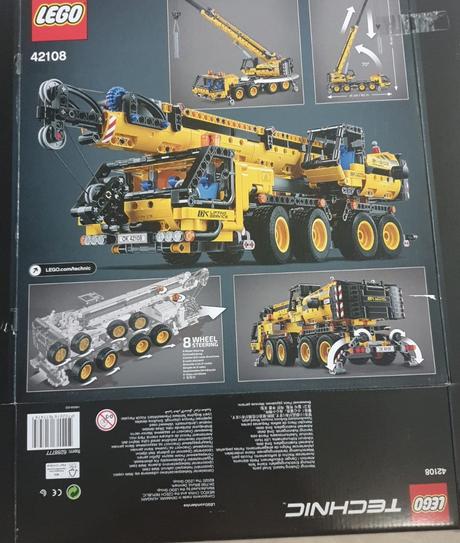 Lego technic 42108  - pojazdný žeriav  top stav, 