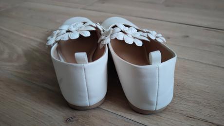 Biele balerínky, h&m,34