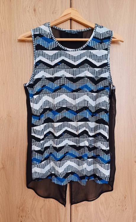 Top s priesvitnym zadnym dielom, select,42