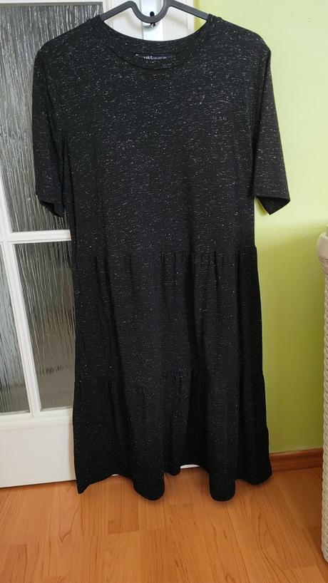 Šaty s trblietkami, marks & spencer,l