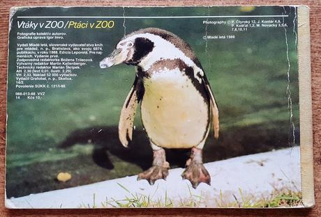 Vtáky v zoo, ptáci v zoo, mladé letá, 1988, lepore,