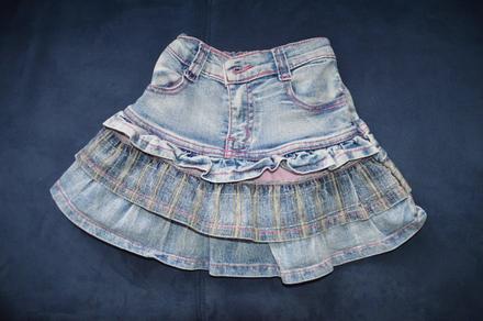 Riflová suknička, 92