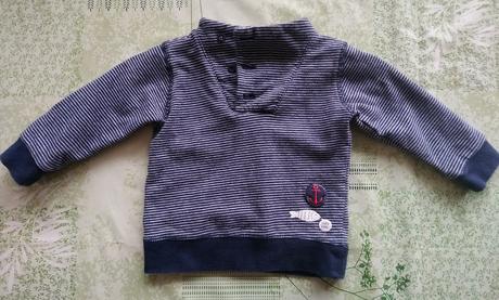 Chlapčenská pásikavá mikina, baby club, baby club,80