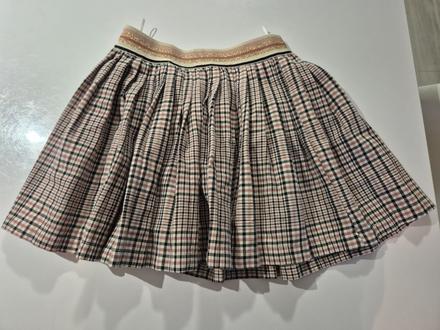 Károvaná skladaná sukňa, c&a,128