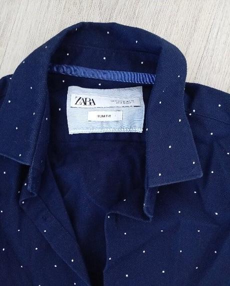 Modrá košeľa zn. zara, zara,164