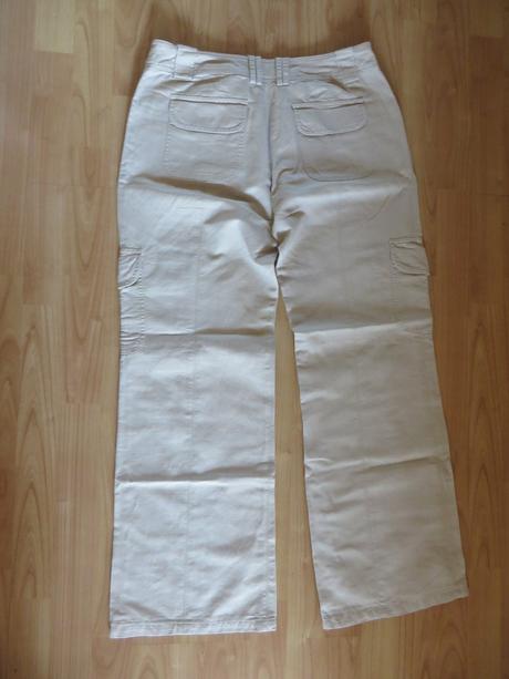 Krémové ľanové nohavice - promod - veľ. 40, promod,40