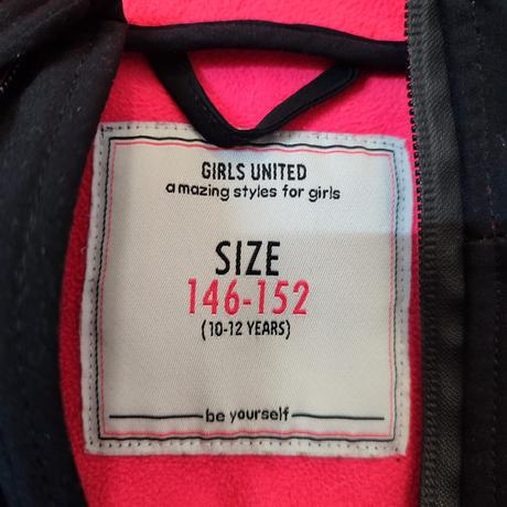 Softshellová bunda čierna vel 146-152, 146