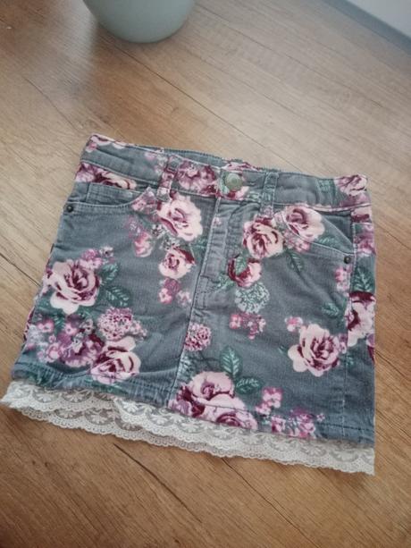 Menčestrová suknička, h&m,98