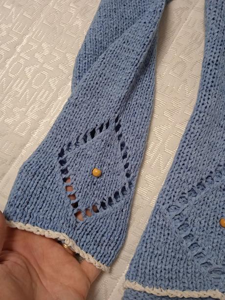 Modrý pulóver m / 38, m