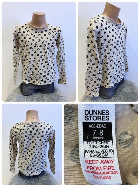 Dievčenské vzorované tričko (7-8 r.), 122