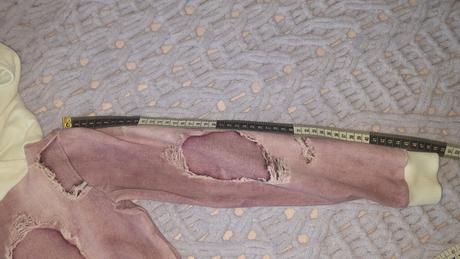 Mikinový croptop, 128