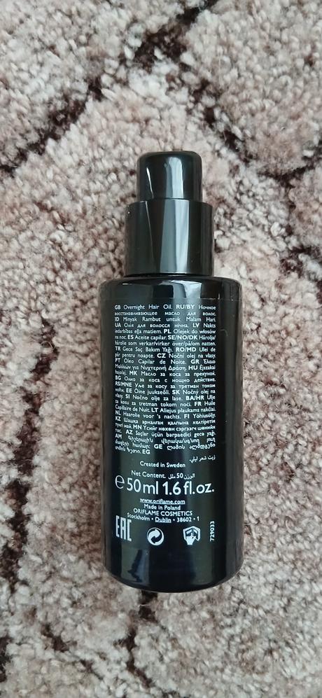 Nočný olej na vlasy eleo,