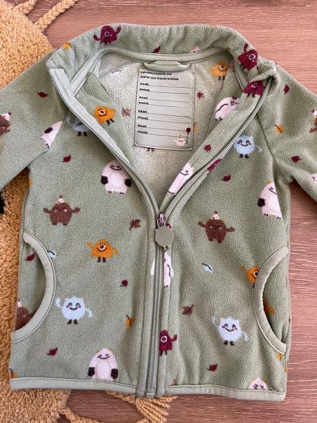 Flaušová mikina, tchibo,86