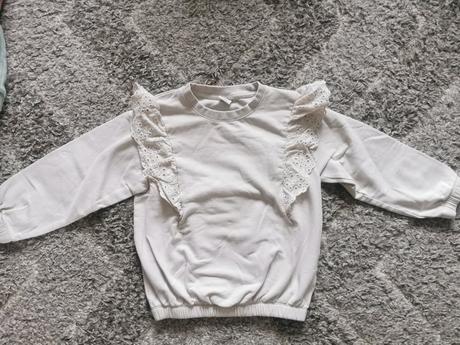 Mikina s cipkou, lindex,122