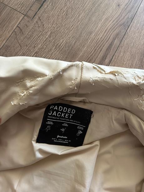 Teplá zimná bunda, stradivarius,l