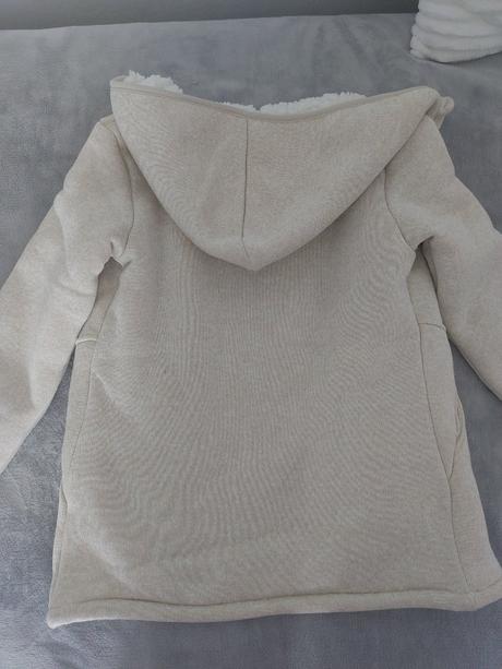 Dievčenská mikina hrubo zateplená, 152