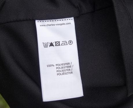 Čierny celopodšitý top, 40