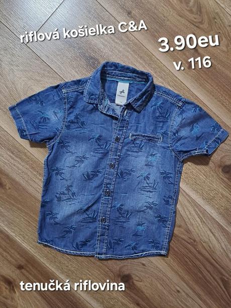Riflová košielka c&a, c&a,116