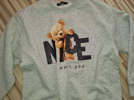 Mikina oversized, fishbone,l / m / s