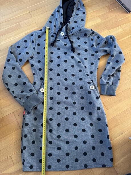 Predĺžená mikina/šaty, h&m,m