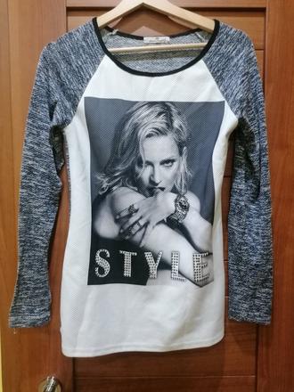 Tričko s dlhým rukávom s/m, s