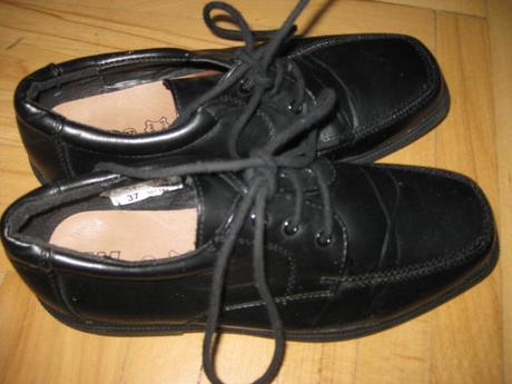 Elegantné kožené topánky, 37