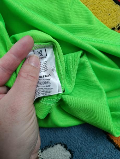 Funkčné, športové tričko krikľavo zelene neónové, alpine pro,140